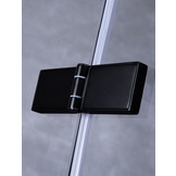 Inloopdouche AWT LAS serie Zwart Glas