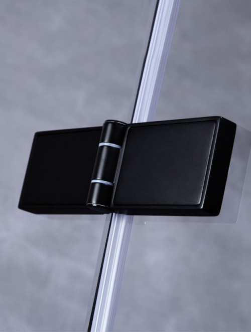 Inloopdouche AWT LAS serie Zwart Glas