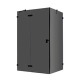 Inloopdouche AWT LAS serie Zwart Glas