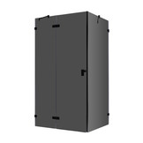 Inloopdouche AWT LAS serie Zwart Glas