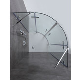 Inloopdouche AWT LAR serie Helder Glas