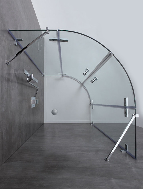 Inloopdouche AWT LAR serie Helder Glas