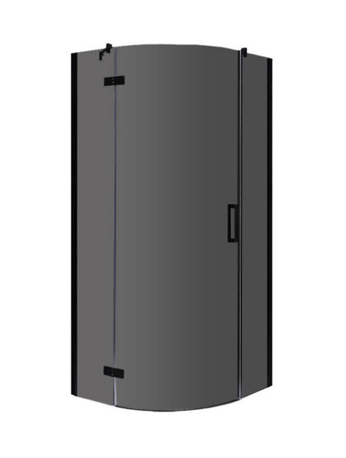 Inloopdouche AWT LBR serie Zwart Glas