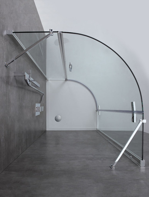 Inloopdouche AWT LBR serie Helder Glas