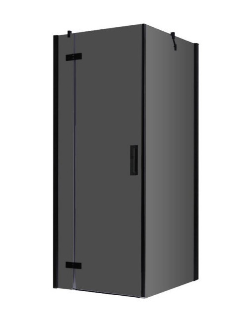 Inloopdouche AWT LBS serie Zwart Glas