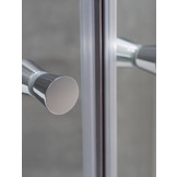 Inloopdouche AWT LCS serie Zwart Glas