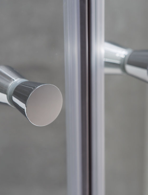 Inloopdouche AWT LCS serie Zwart Glas