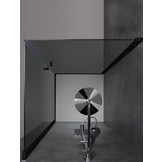 Inloopdouche AWT LCS serie Zwart Glas