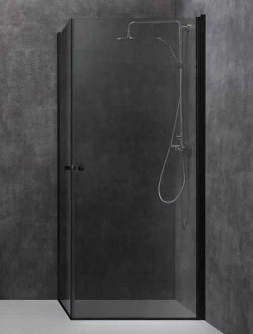 Inloopdouche AWT LCS serie Zwart Glas