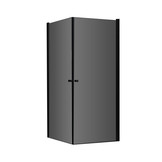 Inloopdouche AWT LCS serie Zwart Glas