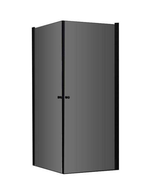 Inloopdouche AWT LCS serie Zwart Glas