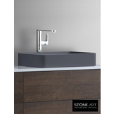 StoneArt Solid Surface Waskom LC111 Grijs (exclusief kraan)