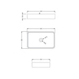 StoneArt Solid Surface Waskom LC111 Grijs (exclusief kraan)