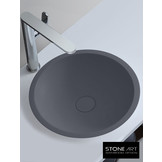 StoneArt Solid Surface Waskom LC116 Grijs (exclusief kraan)