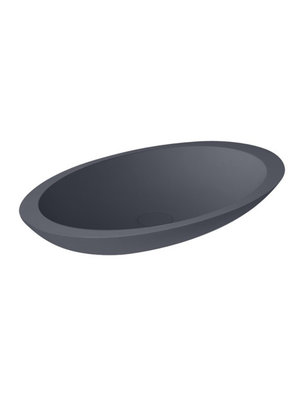 StoneArt Solid Surface Waskom LC117 Grijs (exclusief kraan)