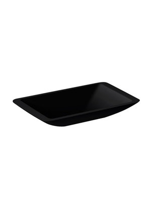 StoneArt Solid Surface Waskom LC118 Zwart (exclusief kraan)