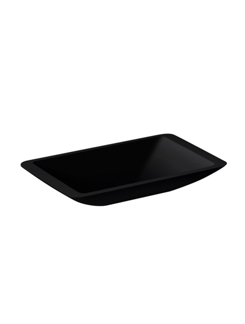 StoneArt Solid Surface Waskom LC118 Zwart (exclusief kraan)