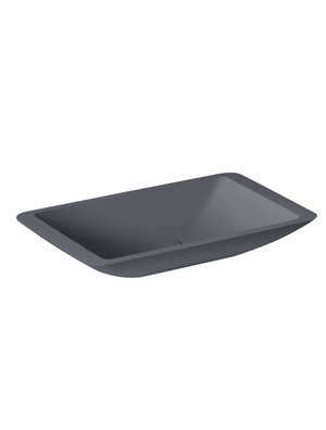 StoneArt Solid Surface Waskom LC118 Grijs (exclusief kraan)