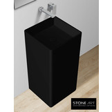 Staande wastafel StoneArt LZ507 Zwart (exclusief kraan)