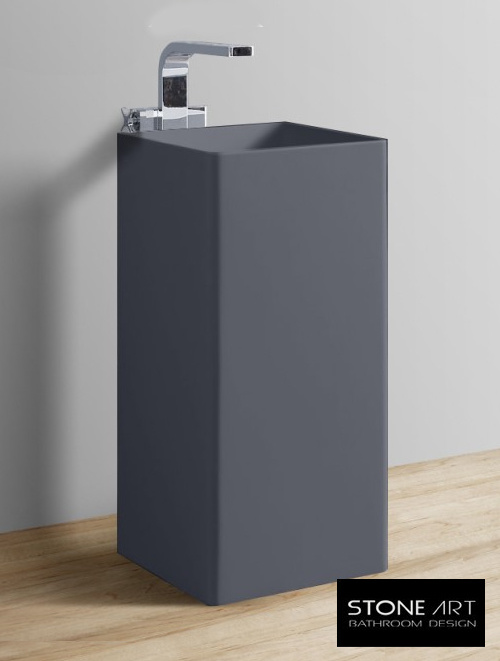 Staande wastafel StoneArt LZ507 Grijs (exclusief kraan)