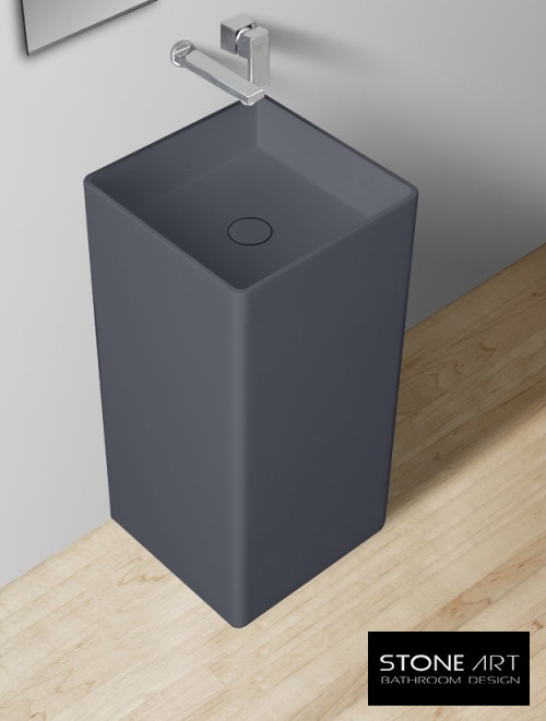 Staande wastafel StoneArt LZ507 Grijs (exclusief kraan)