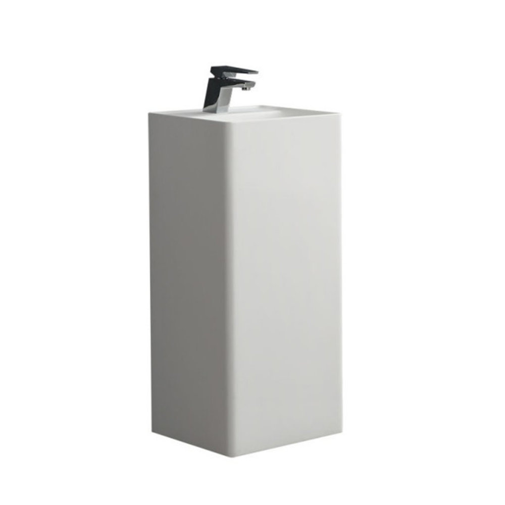 Staande wastafel StoneArt LZ512 online op Sanitair33.nl Sanitair33