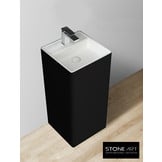 Staande wastafel StoneArt LZ512 Zwart (exclusief kraan)