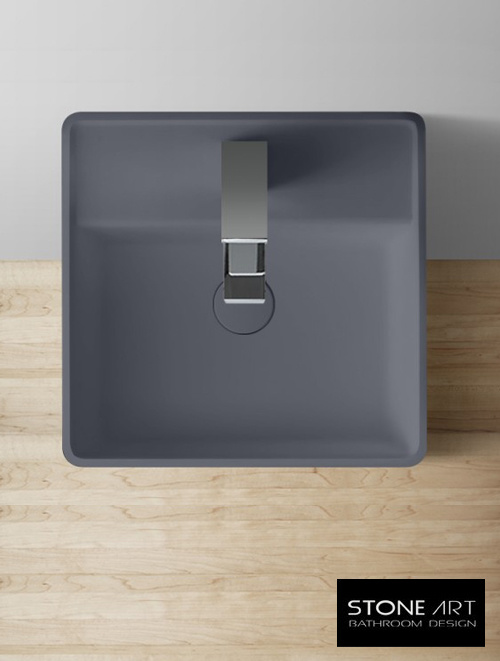 Staande wastafel StoneArt LZ512 Grijs (exclusief kraan)