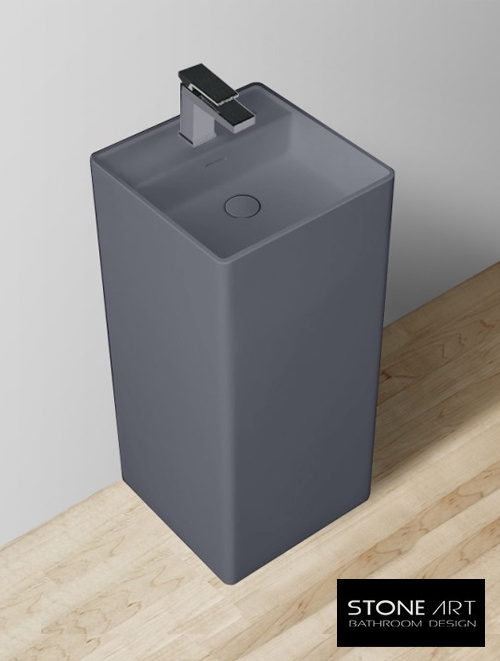 Staande wastafel StoneArt LZ512 Grijs (exclusief kraan)