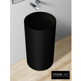 Staande wastafel StoneArt LZ508 Zwart (exclusief kraan)