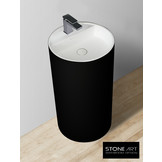 Staande wastafel StoneArt LZ513 Zwart (exclusief kraan)