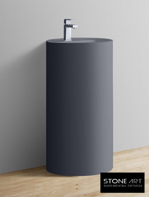 Staande wastafel StoneArt LZ513 Grijs (exclusief kraan)