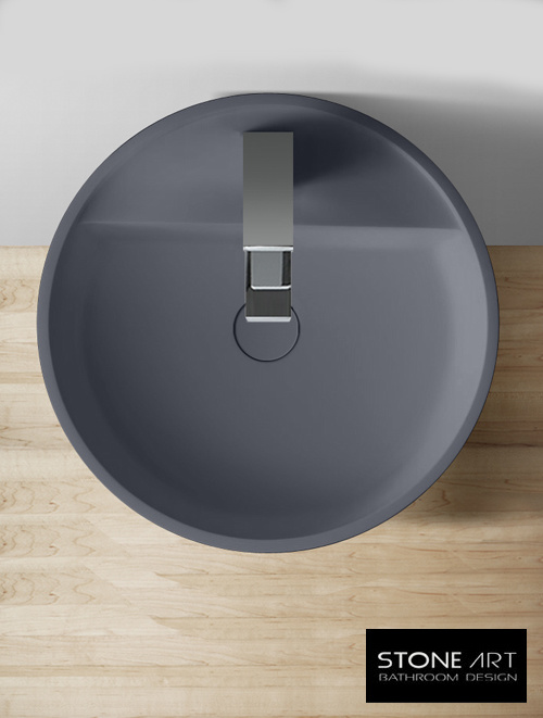 Staande wastafel StoneArt LZ513 Grijs (exclusief kraan)