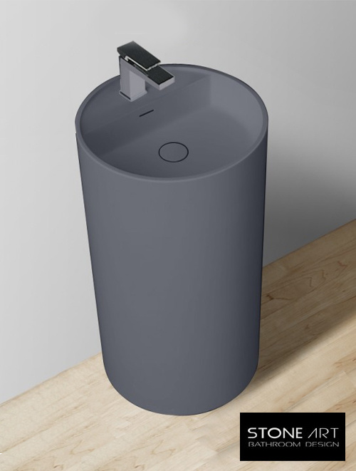 Staande wastafel StoneArt LZ513 Grijs (exclusief kraan)