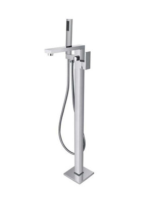 Vrijstaande badkraan Lecco 2 Chroom