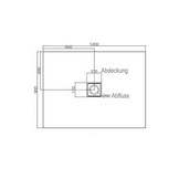 Solid Surface StoneArt LXFS12 serie Douchebak