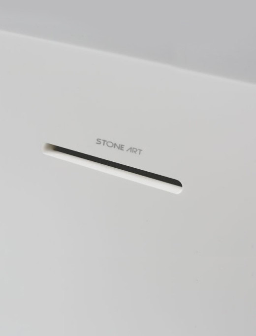 Vrijstaand Solid Surface bad back to wall BS-534