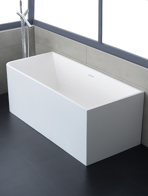 Vrijstaand Solid Surface bad back to wall BS-534