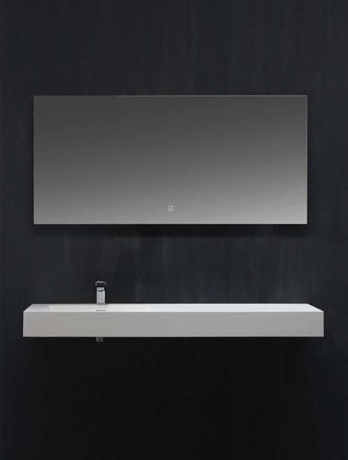 StoneArt Solid Surface wastafel LP4514L (exclusief kraan)