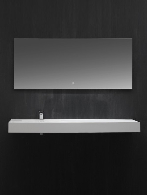 StoneArt Solid Surface wastafel LP4516L (exclusief kraan)