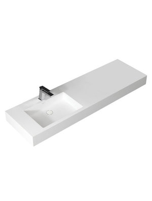StoneArt Solid Surface wastafel LP4516L (exclusief kraan)