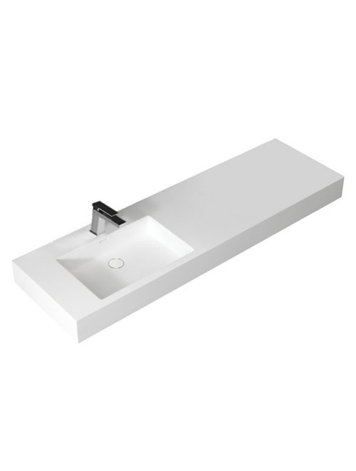 StoneArt Solid Surface wastafel LP4516L (exclusief kraan)