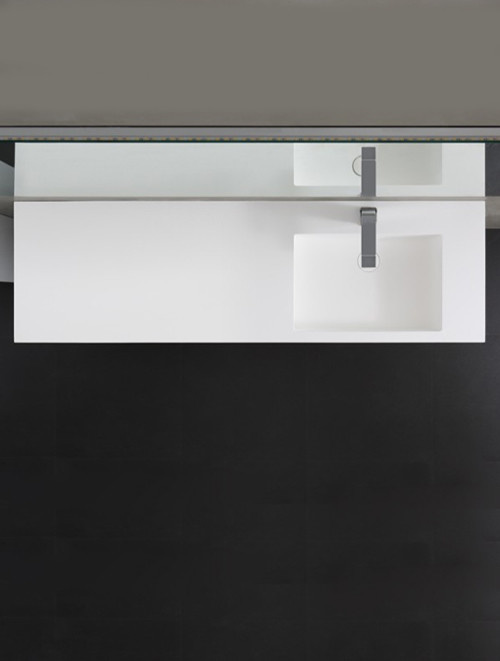 StoneArt Solid Surface wastafel LP4516R (exclusief kraan)