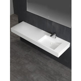 StoneArt Solid Surface wastafel LP4516R (exclusief kraan)