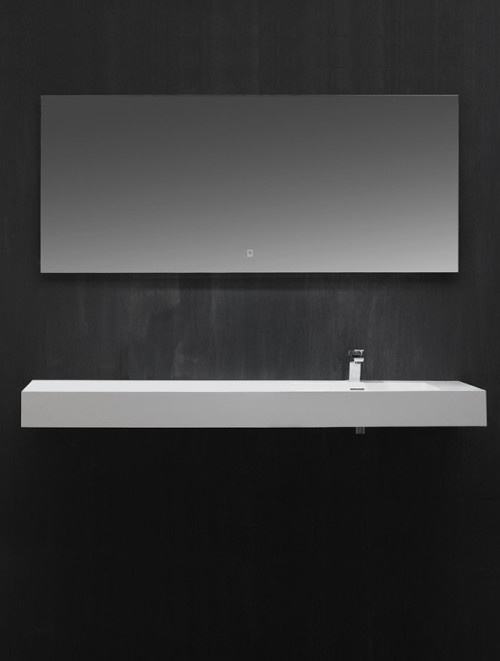 StoneArt Solid Surface wastafel LP4514R (exclusief kraan)