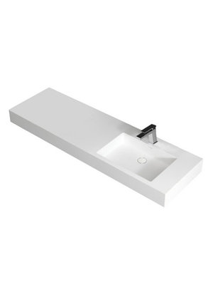 StoneArt Solid Surface wastafel LP4514R (exclusief kraan)