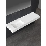 StoneArt Solid Surface Wastafel LP4514LZ (zonder kraangaten)