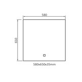 StoneArt LED Spiegel 58 centimeter