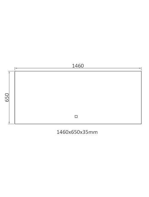 StoneArt LED Spiegel 146 centimeter