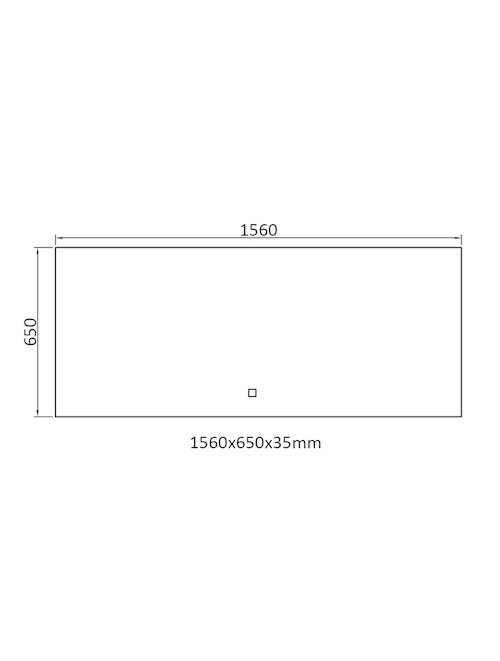 StoneArt LED Spiegel 156 centimeter